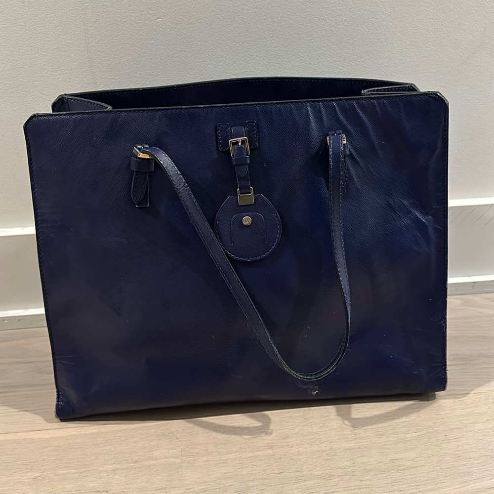 Jason Wu tote bag / laptop bag / work bag (dark blue)